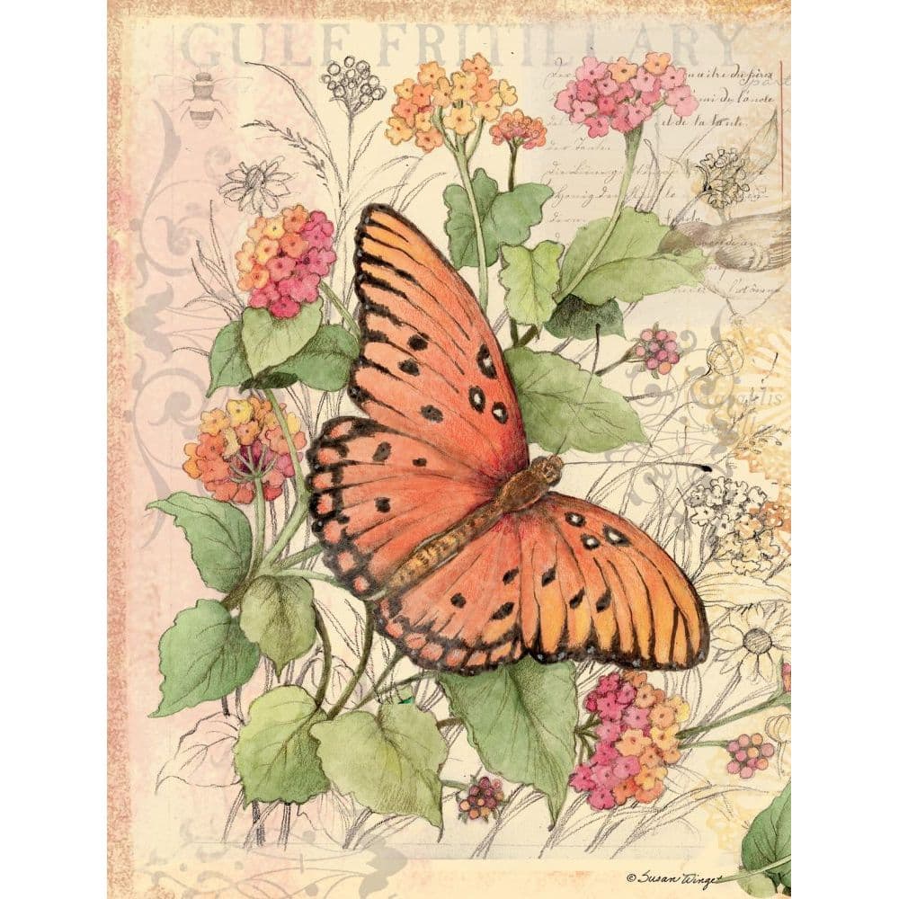 Flutter Planning Padfolio by Susan Winget
