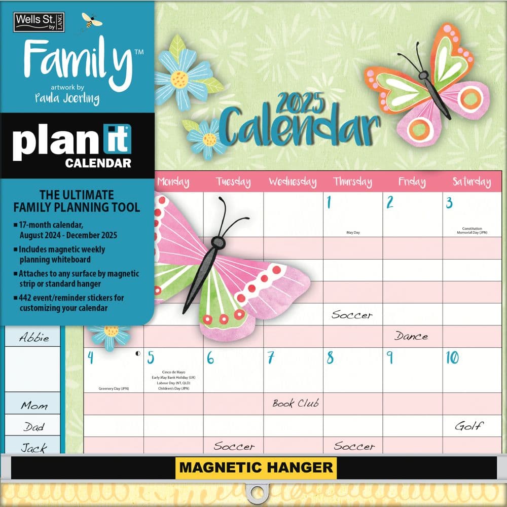 Family by Paula Joerling 2025 Plan It Wall Calendar_Main Image