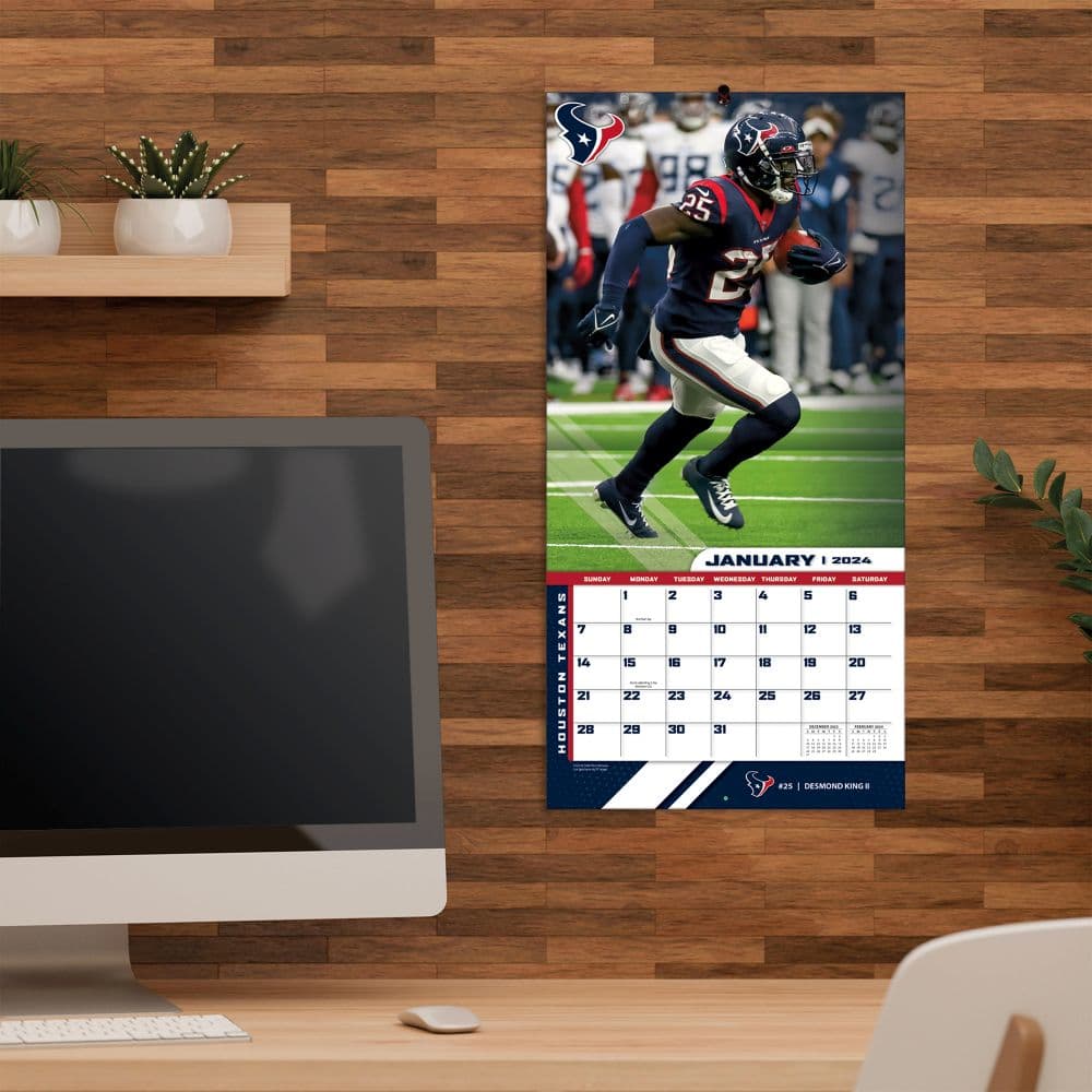 Houston Texans 2024 Mini Wall Calendar