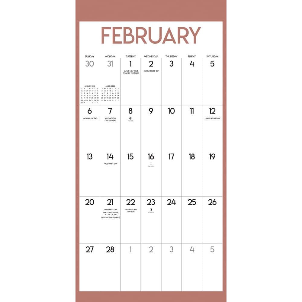 big print 2022 wall calendar calendarscom