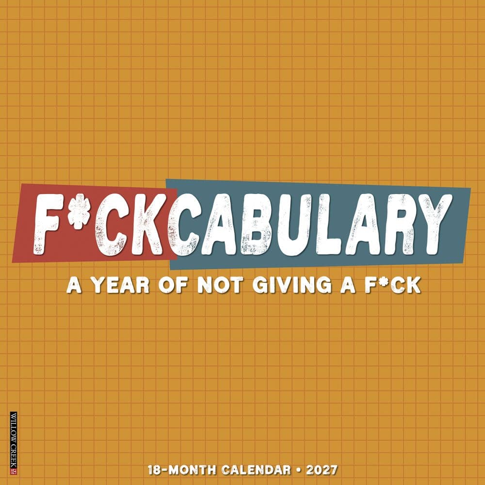 F*ckabulary 2027 Wall Calendar Main Product Image