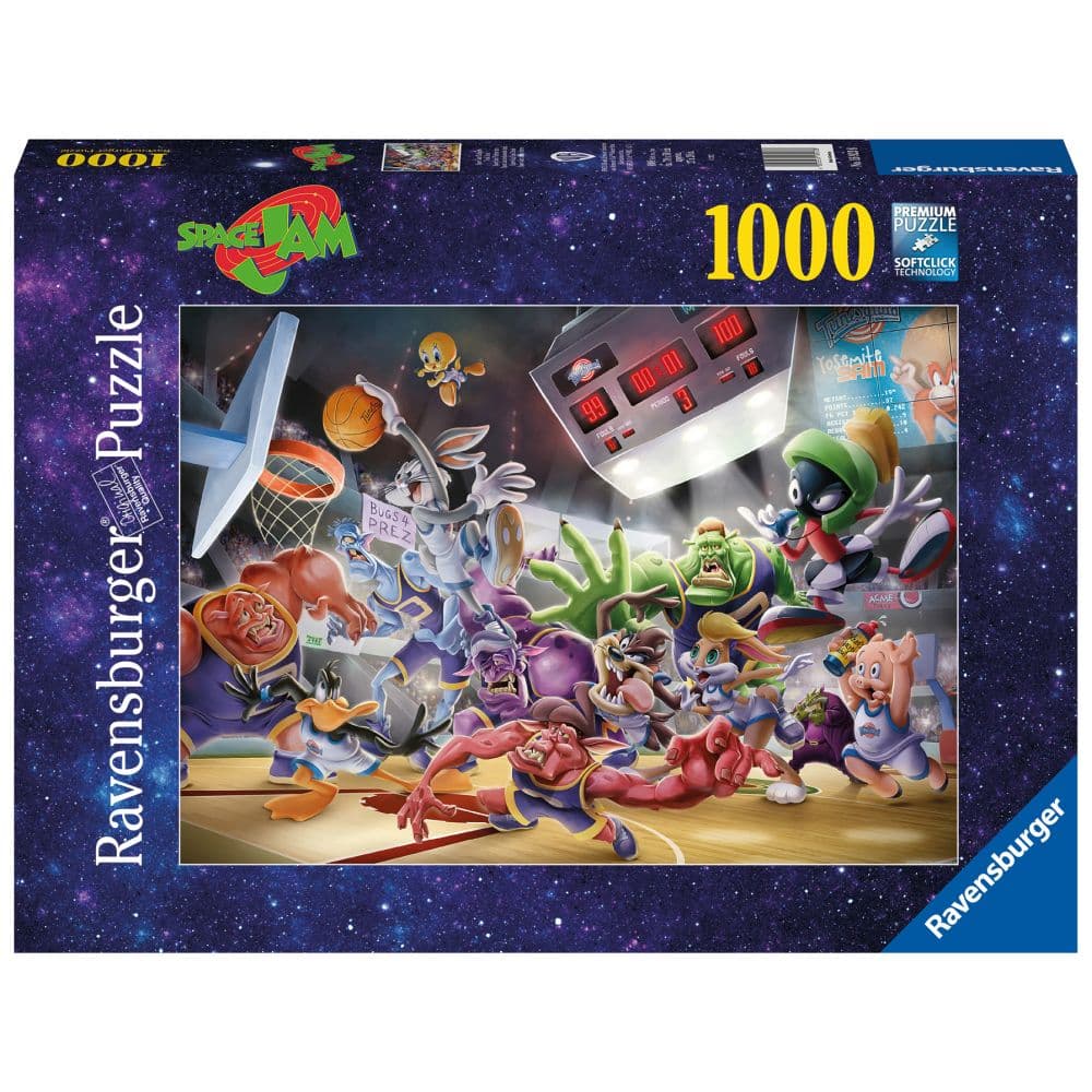 Ravensburger Space Jam Final Dunk 1000 Piece Puzzle