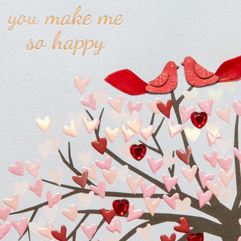 Two Birds On Tree Valentine&#39;s Day Card Fifth Alternate Image width=&quot;1000&quot; height=&quot;1000&quot;