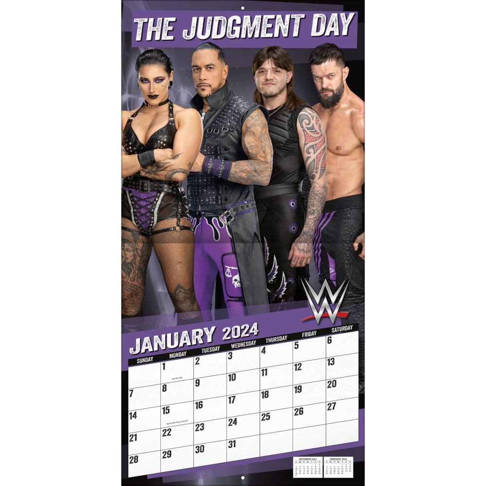 WWE Superstars 2024 Wall Calendar Second Alternate Image width=&quot;1000&quot; height=&quot;1000&quot;