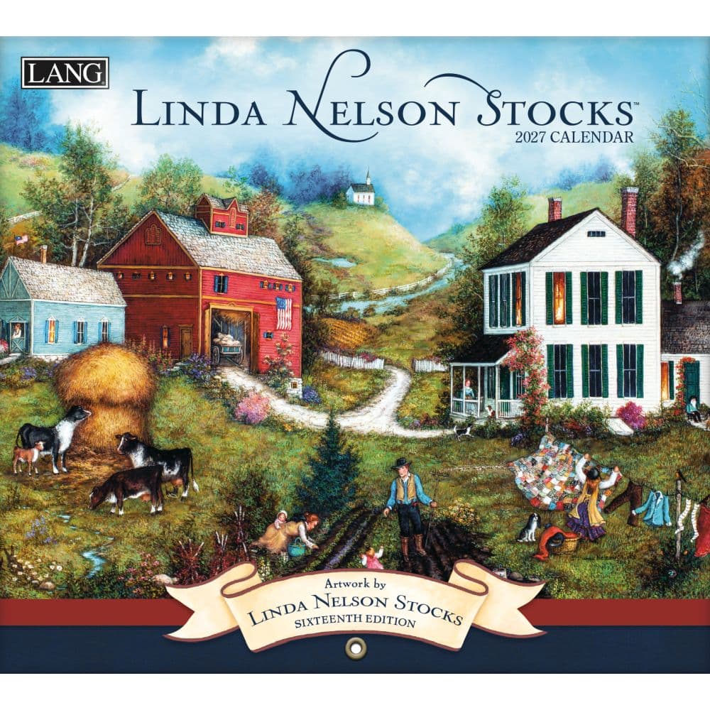 Linda Nelson Stocks 2027 Wall Calendar Main Product Image