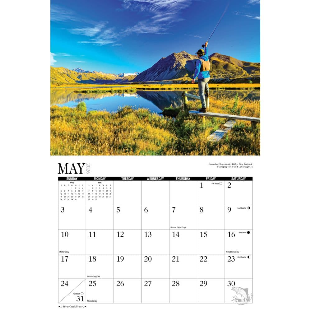 Trout Salmon and Steelhead 2026 Wall Calendar Second Alternate Image