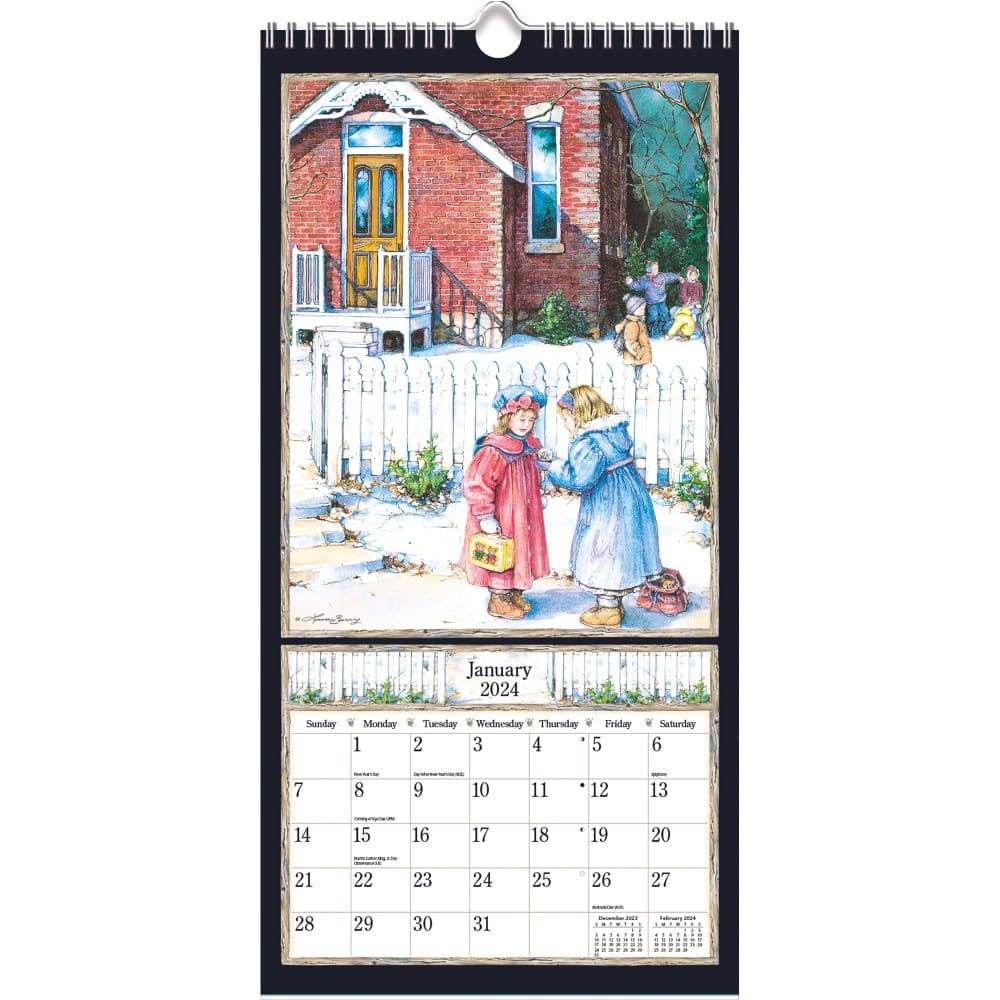 Country Welcome Vertical 2024 Wall Calendar Alternate Image 2