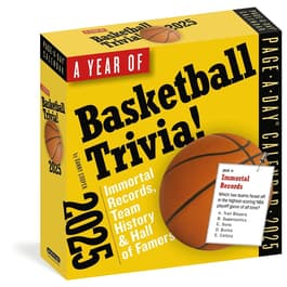 Year of Basketball Trivia! 2025 Desk Calendar