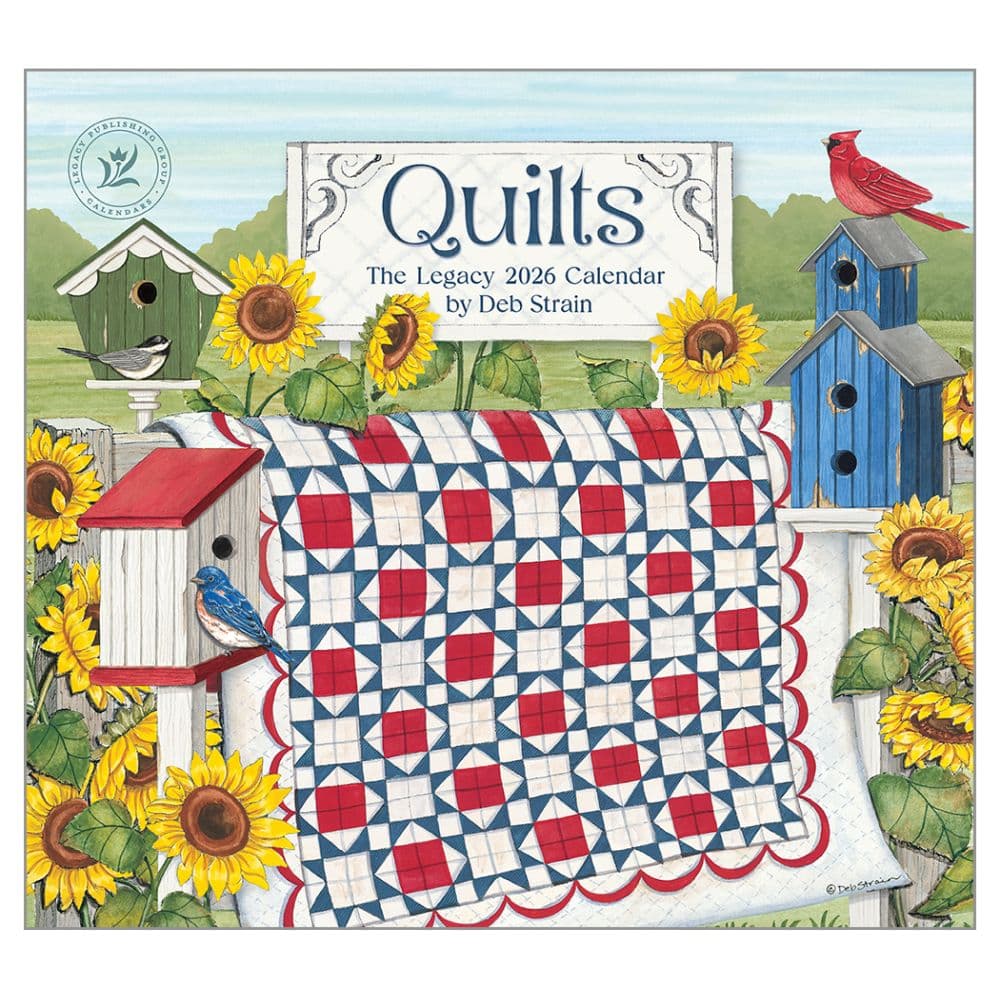 Quilts 2026 Wall Calendar Main Image