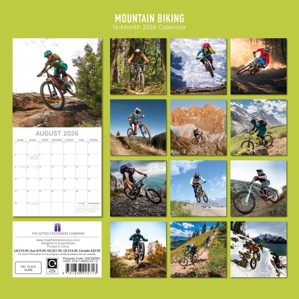 Mountain Biking 2026 Wall Calendar First Alternate Image
