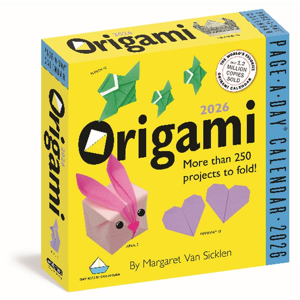 Origami 2026 Desk Calendar Main Product Image