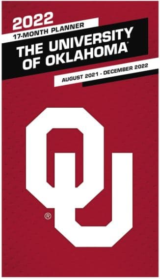 Sooner Schedule 2022 Oklahoma Sooners 2022 17-Month Pocket Planner - Calendars.com