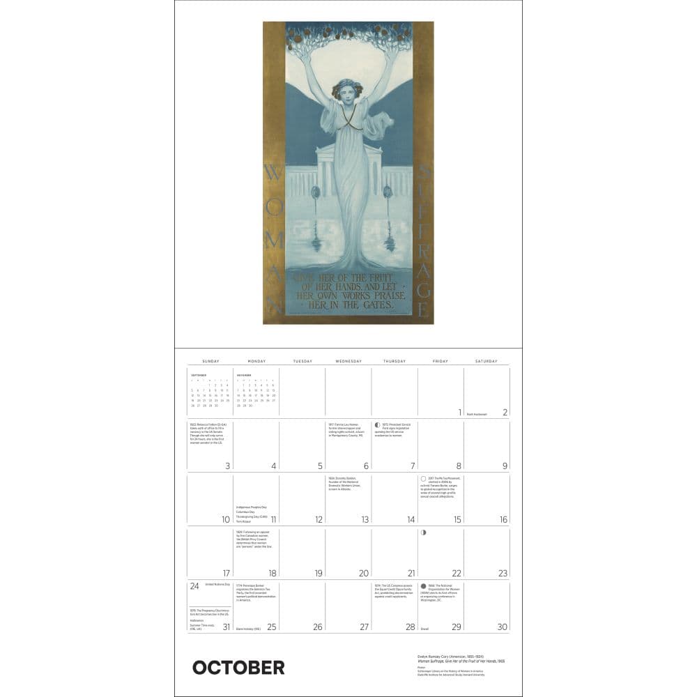 Fight for Womens Rights 2027 Wall Calendar Fourth Alternate Image