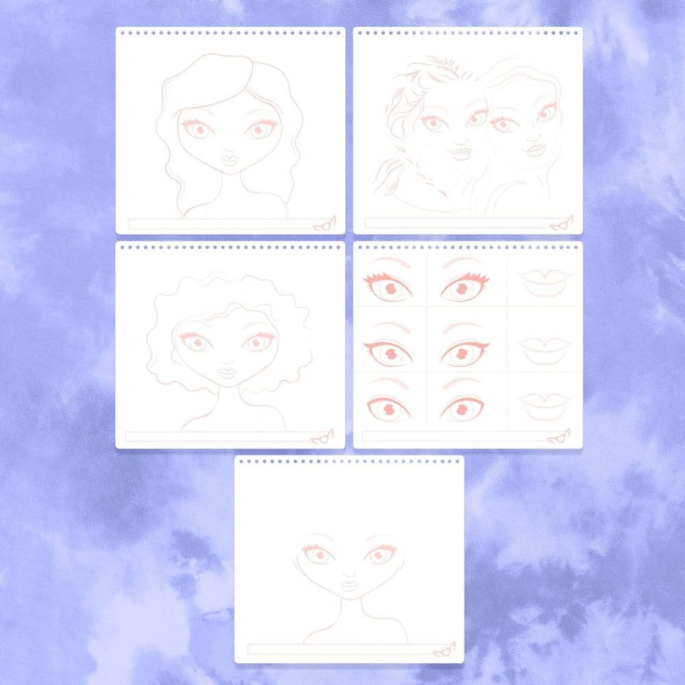 Make Up &amp; Hair Design Sketch Book Fourth Alternate Image