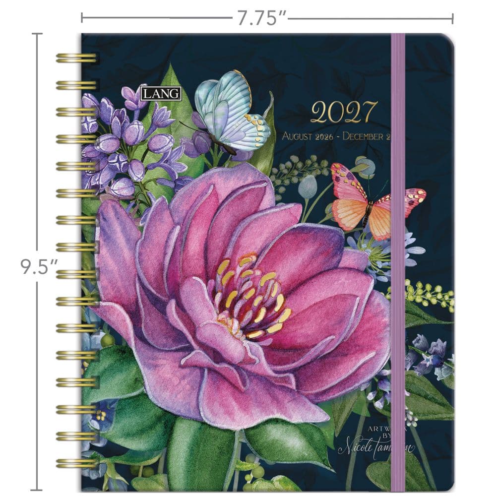 Midnight Garden Deluxe 2027 Planner by Nicole Tamarin Fifth Alternate Image