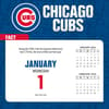 image MLB Chicago Cubs 2025 Desk Calendar First Alternate Image