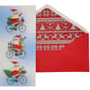 image Santas on Bicycles 8 Count Boxed Christmas Cards