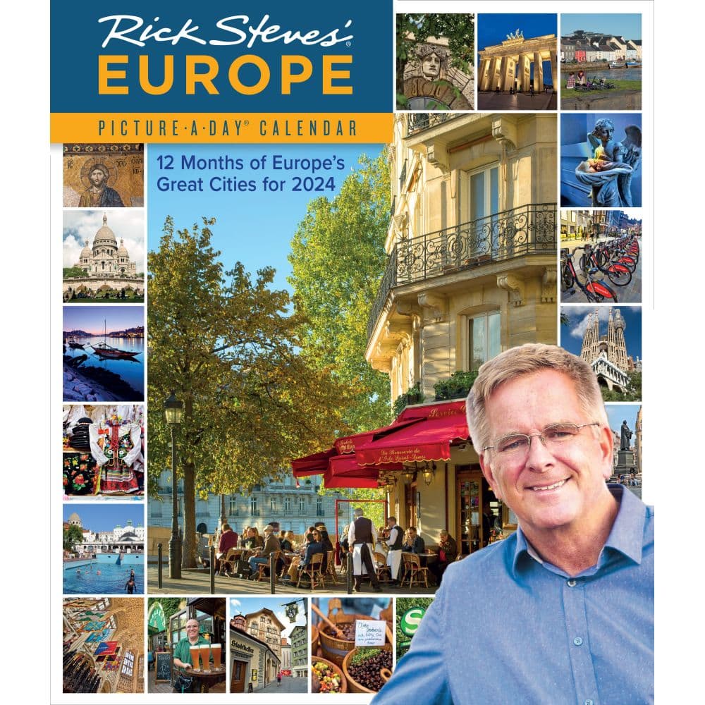 Europe Rick Steves 2025 Wall Calendar