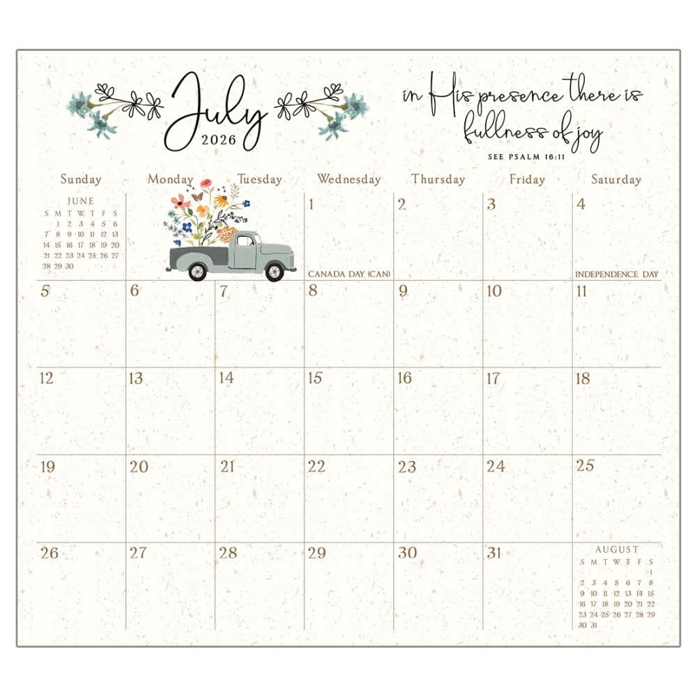 Be Still by Amylee Weeks 2026 Magnetic Calendar Main Image