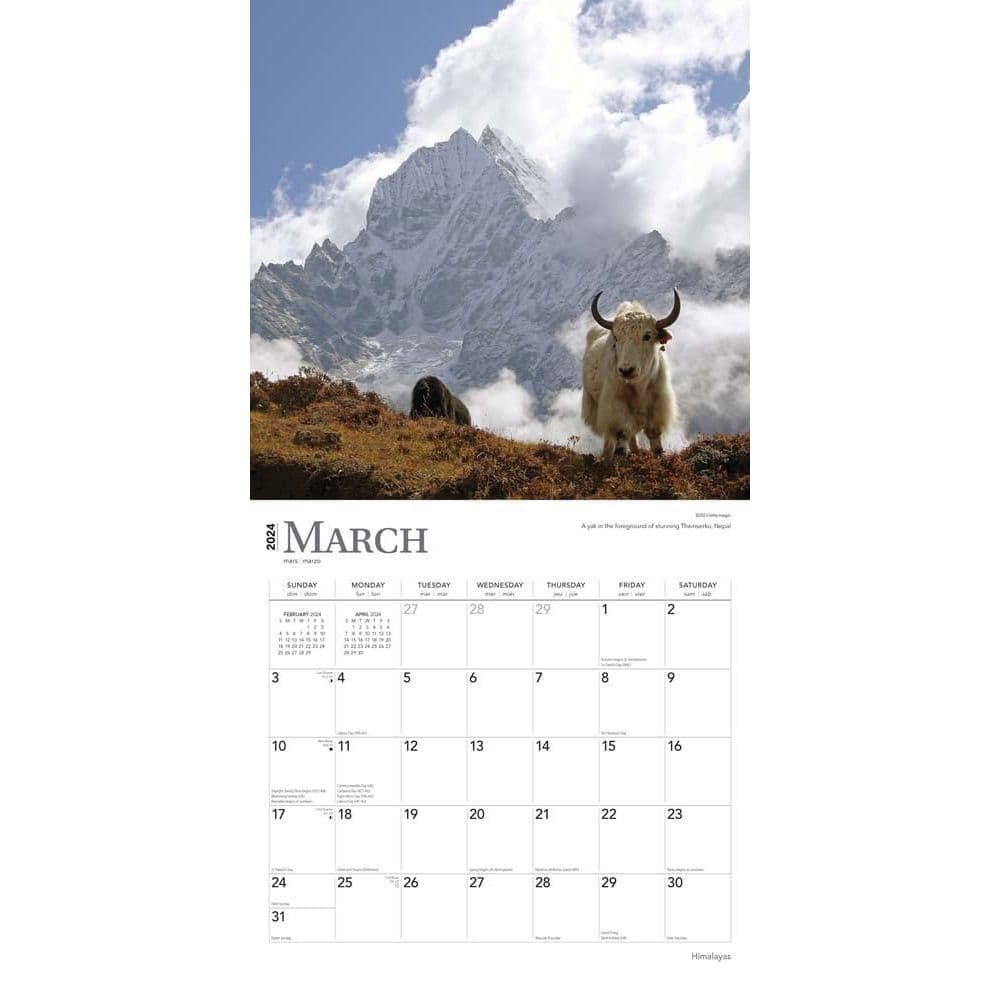 Himalayas 2024 Wall Calendar Second Alternate Image width=&quot;1000&quot; height=&quot;1000&quot;