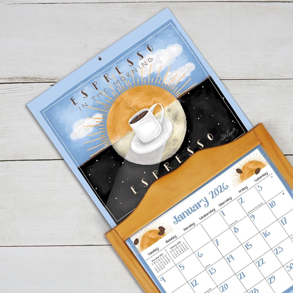 Coffee 2026 Wall Calendar by LoriLynn Simms_ALT4