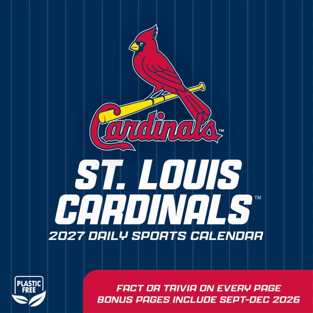 MLB St Louis Cardinals 2027 Desk Calendar 
First Alternate Image