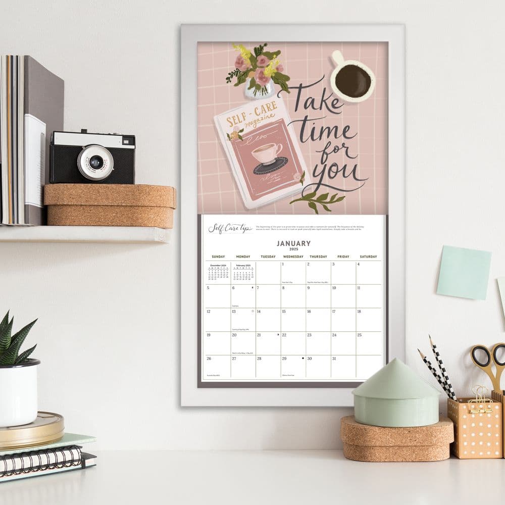 Be Gentle with Yourself 2025 Wall Calendar by Lily and Val
