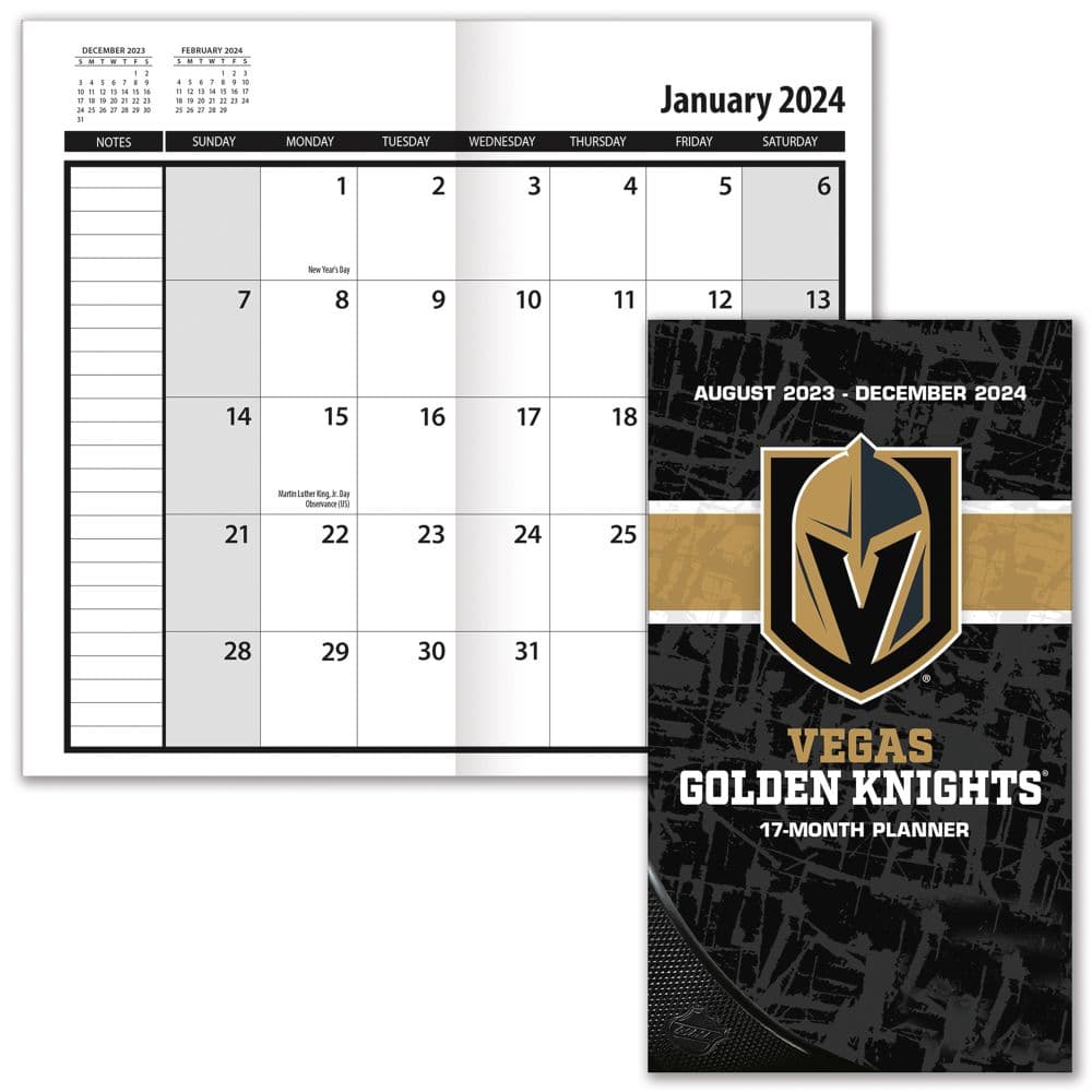 Las Vegas Golden Knights 17 Month 2024 Pocket Planner First Alternate Image width=&quot;1000&quot; height=&quot;1000&quot;