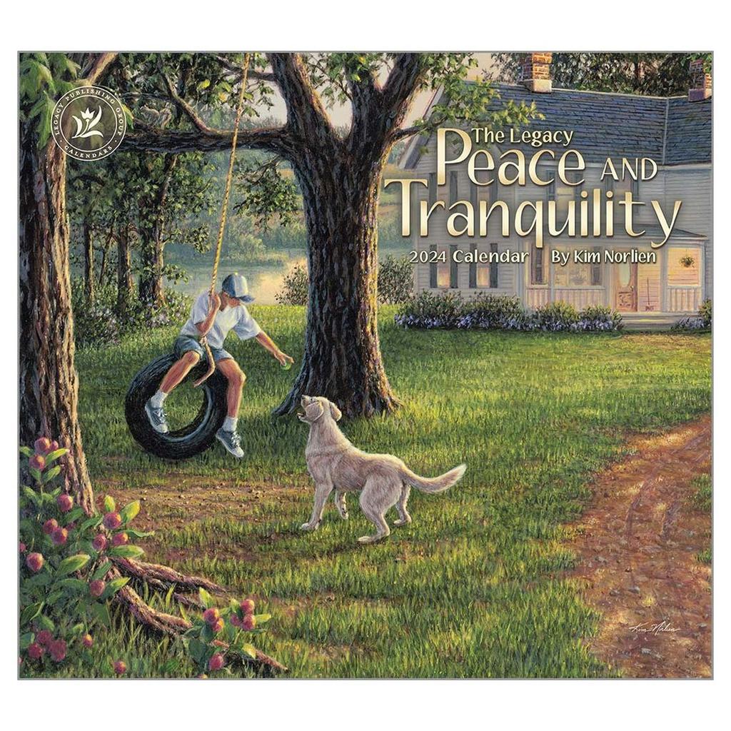 Peace and Tranquility 2024 Wall Calendar Main Product Image width=&quot;1000&quot; height=&quot;1000&quot;