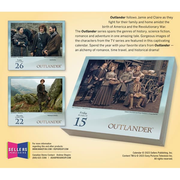 Outlander 2024 Desk Calendar