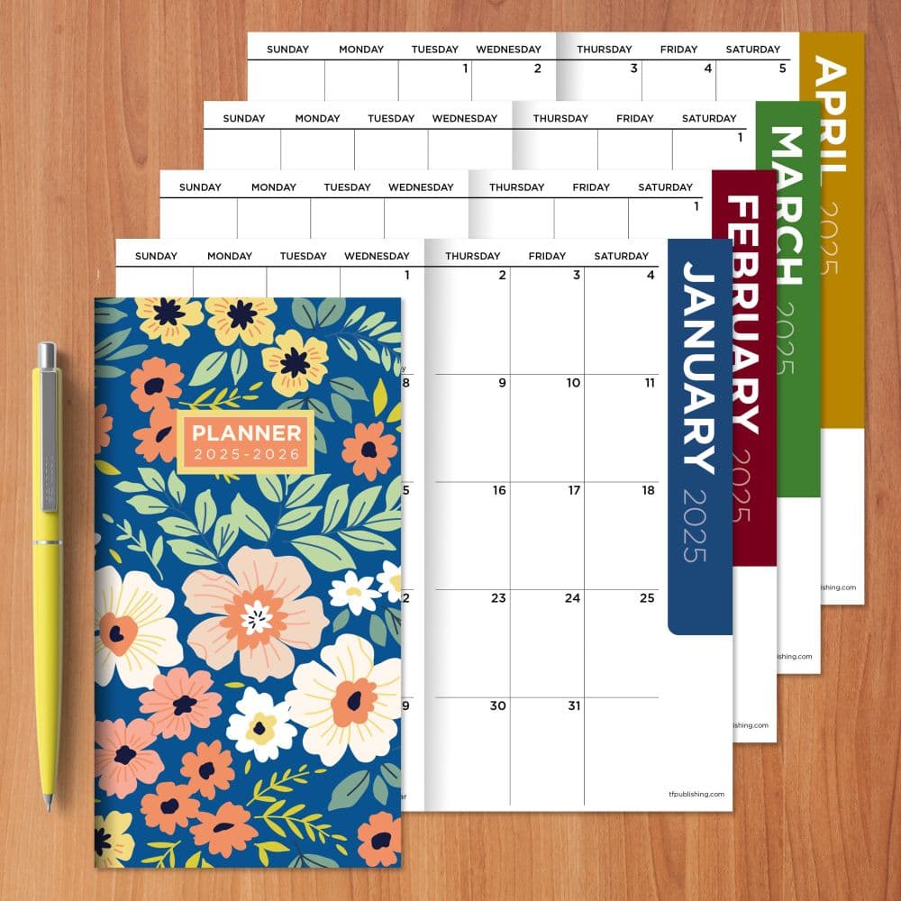 Bright Blooms 2 Year Pocket Planner Sixth Alternate Image