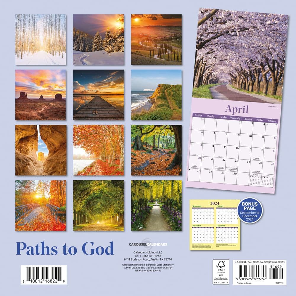 Paths to God 2025 Wall Calendar First Alternate Image width=&quot;1000&quot; height=&quot;1000&quot;