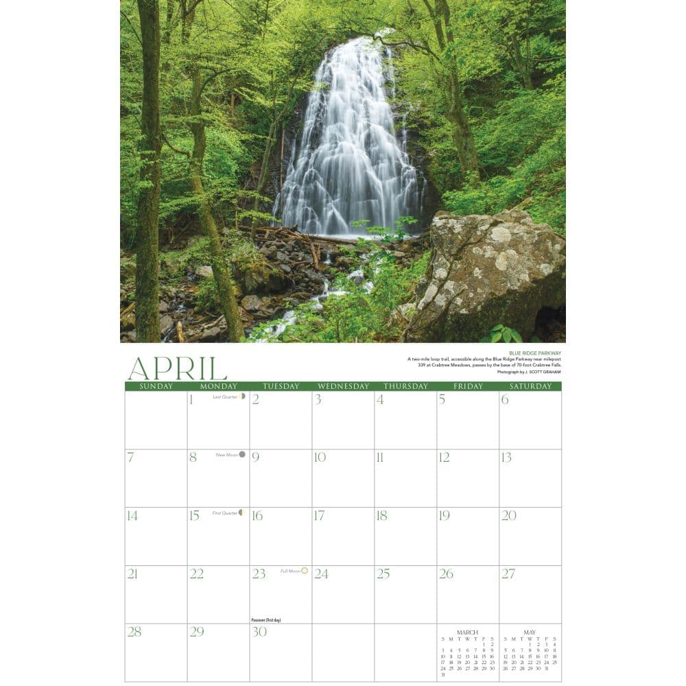 Blue Ridge Parkway 2024 Wall Calendar