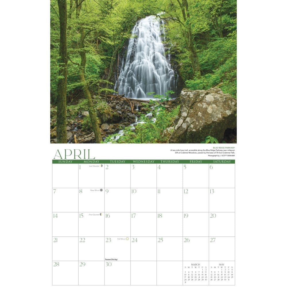 Blue Ridge Parkway 2024 Wall Calendar Alternate Image 2