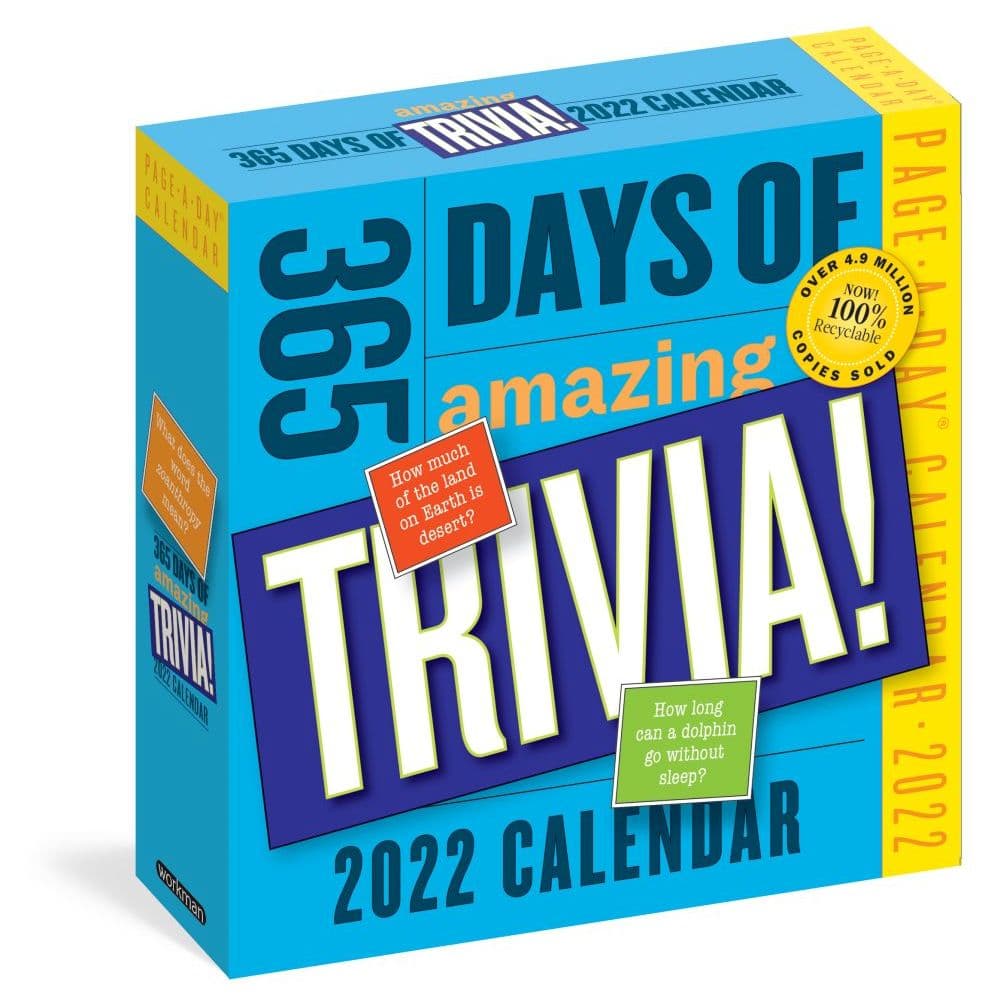 365 Days of Amazing Trivia! 2022 Page-A-Day Calendar