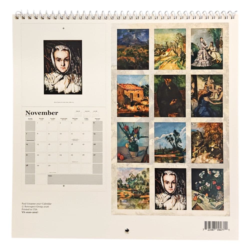Cezanne Square 2027 Wall Calendar First Alternate Image