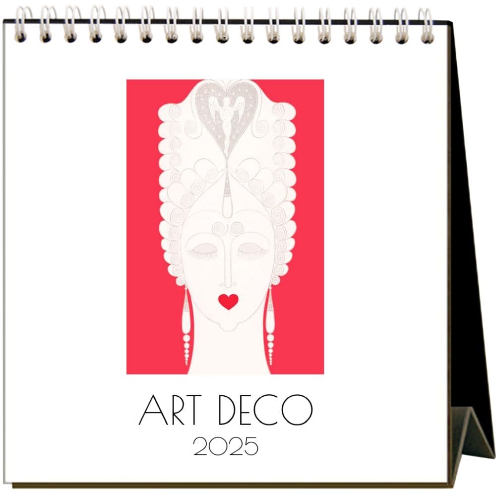 Art Deco 2025 Easel Desk Calendar