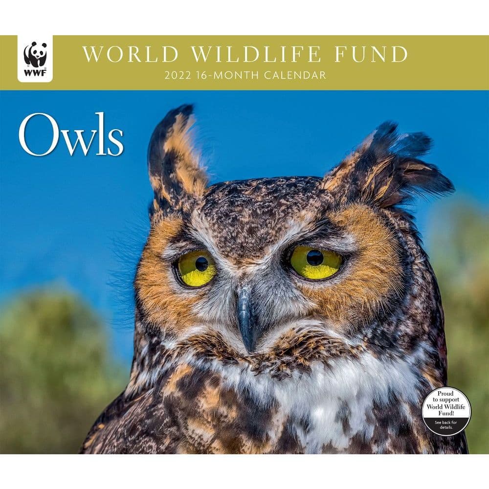 Owls WWF 2022 Wall Calendar