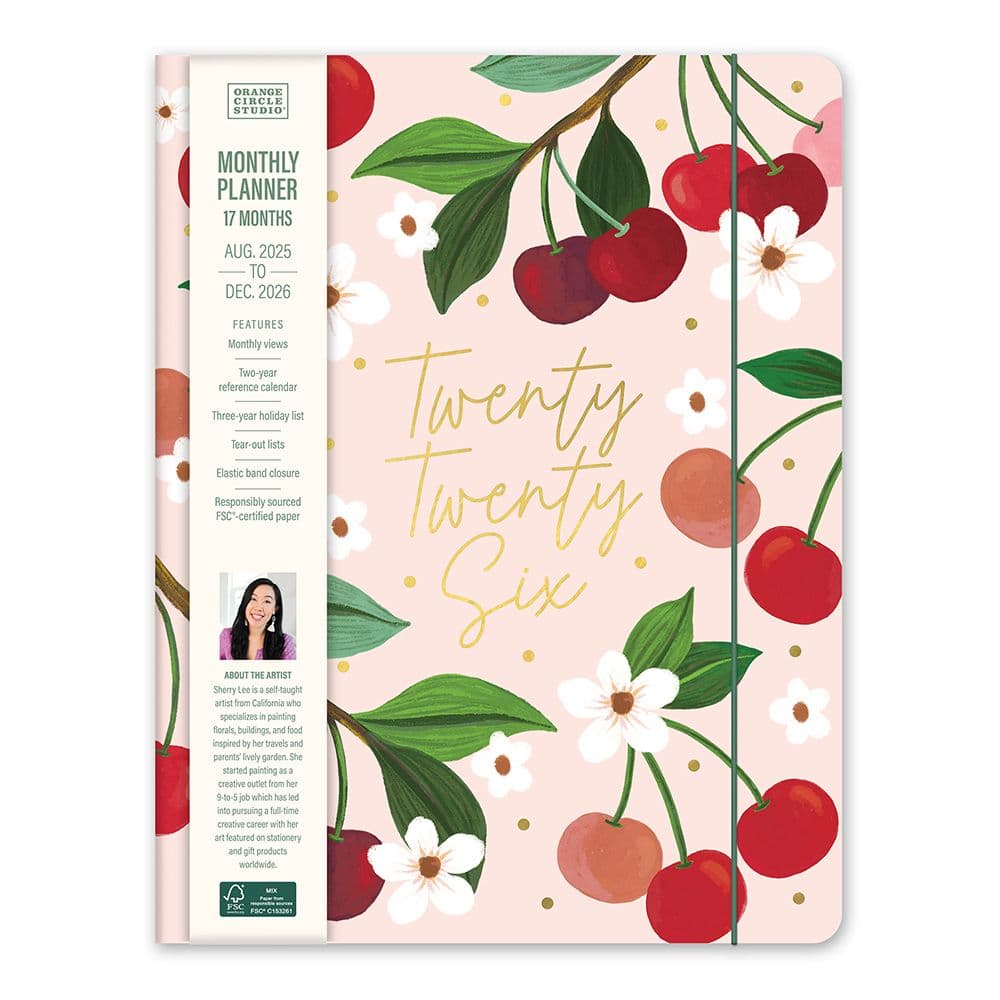 Fruit and Flora Monthly 2026 Planner Main Product Image