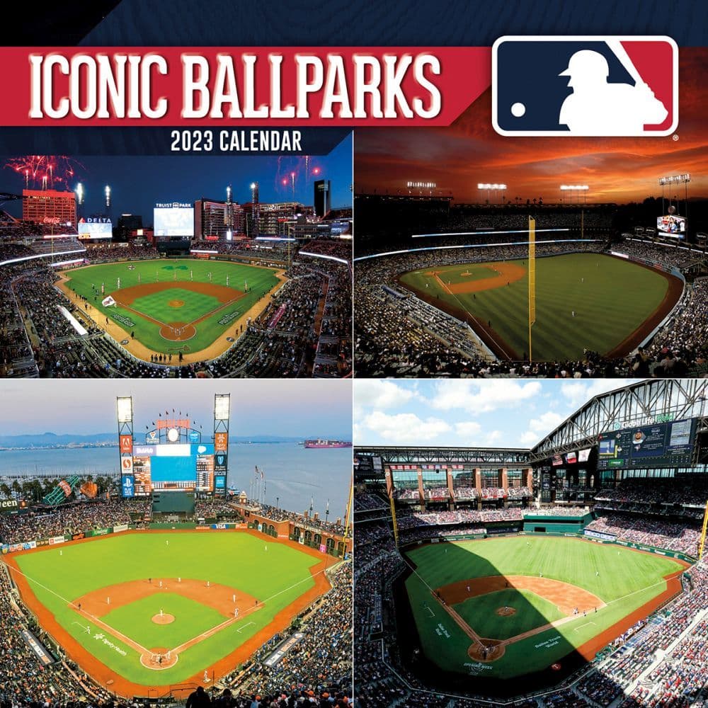 Baseball Stadiums 2023 Wall Calendar