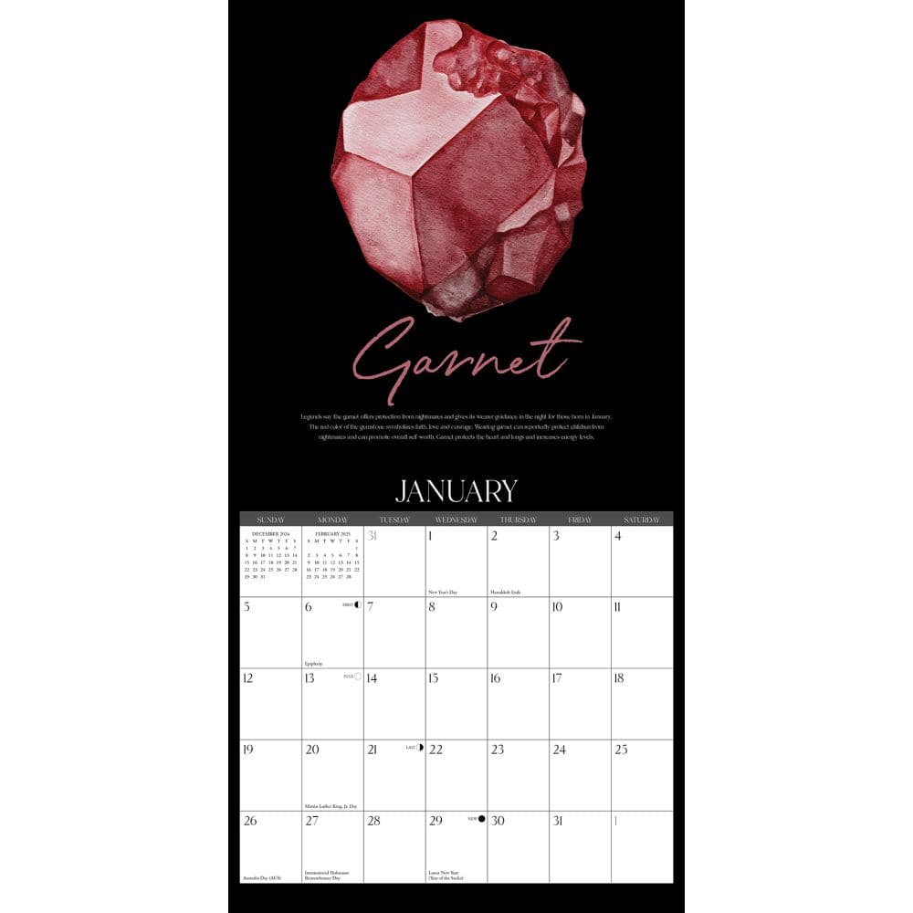 Gemstones 2025 Wall Calendar Second Alternate Image width=&quot;1000&quot; height=&quot;1000&quot;