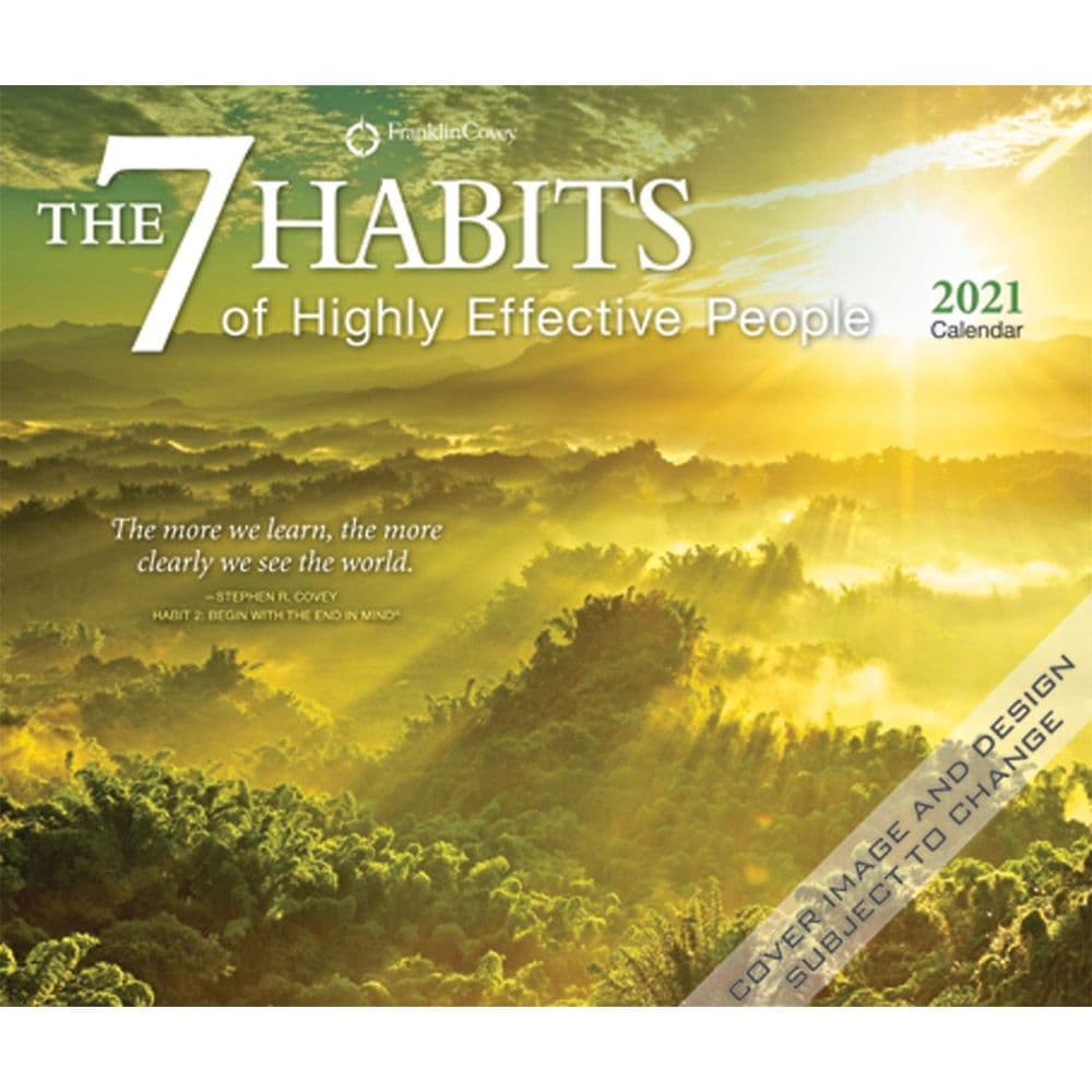 7 Habits Desk Calendar - Calendars.com