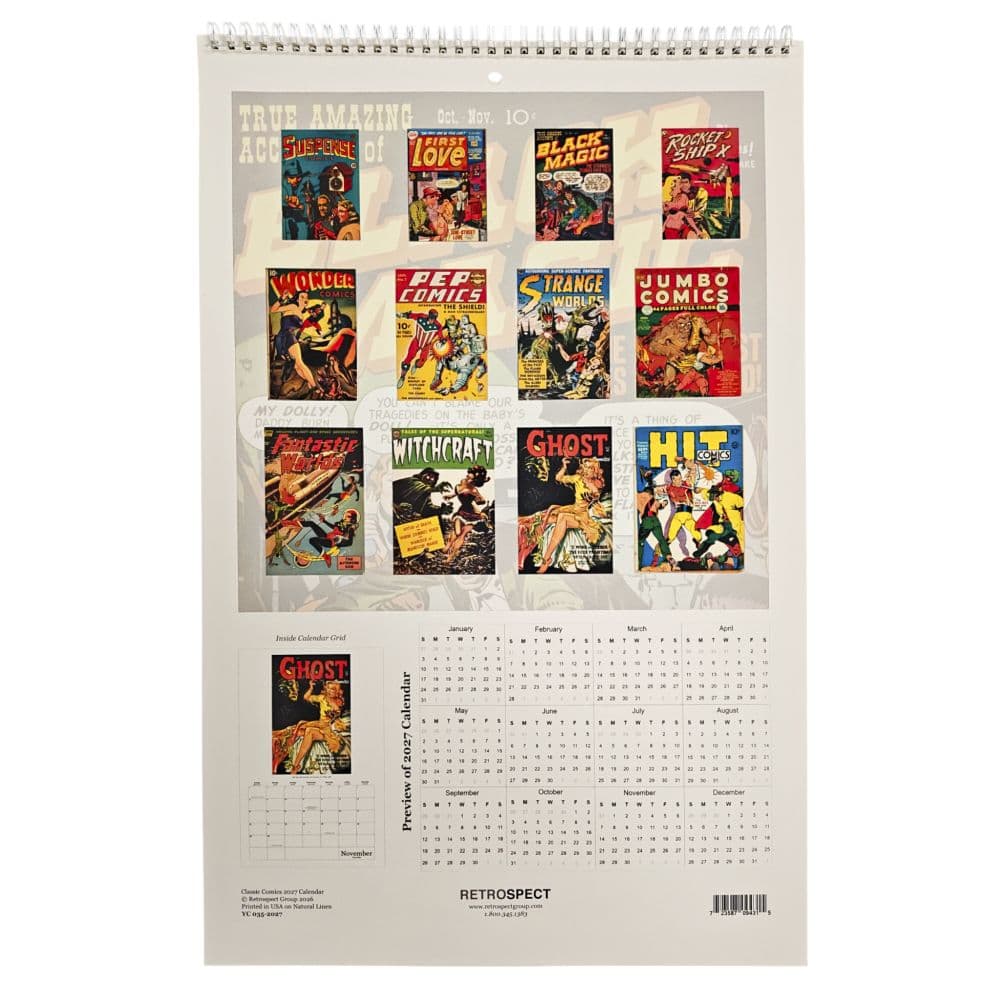 Classic Comic 2027 Wall Calendar First Alternate Image