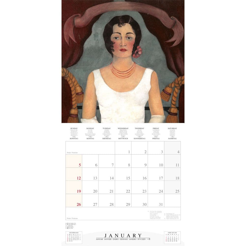 Frida Kahlo 2025 Wall Calendar Second Alternate Image width="1000" height="1000"