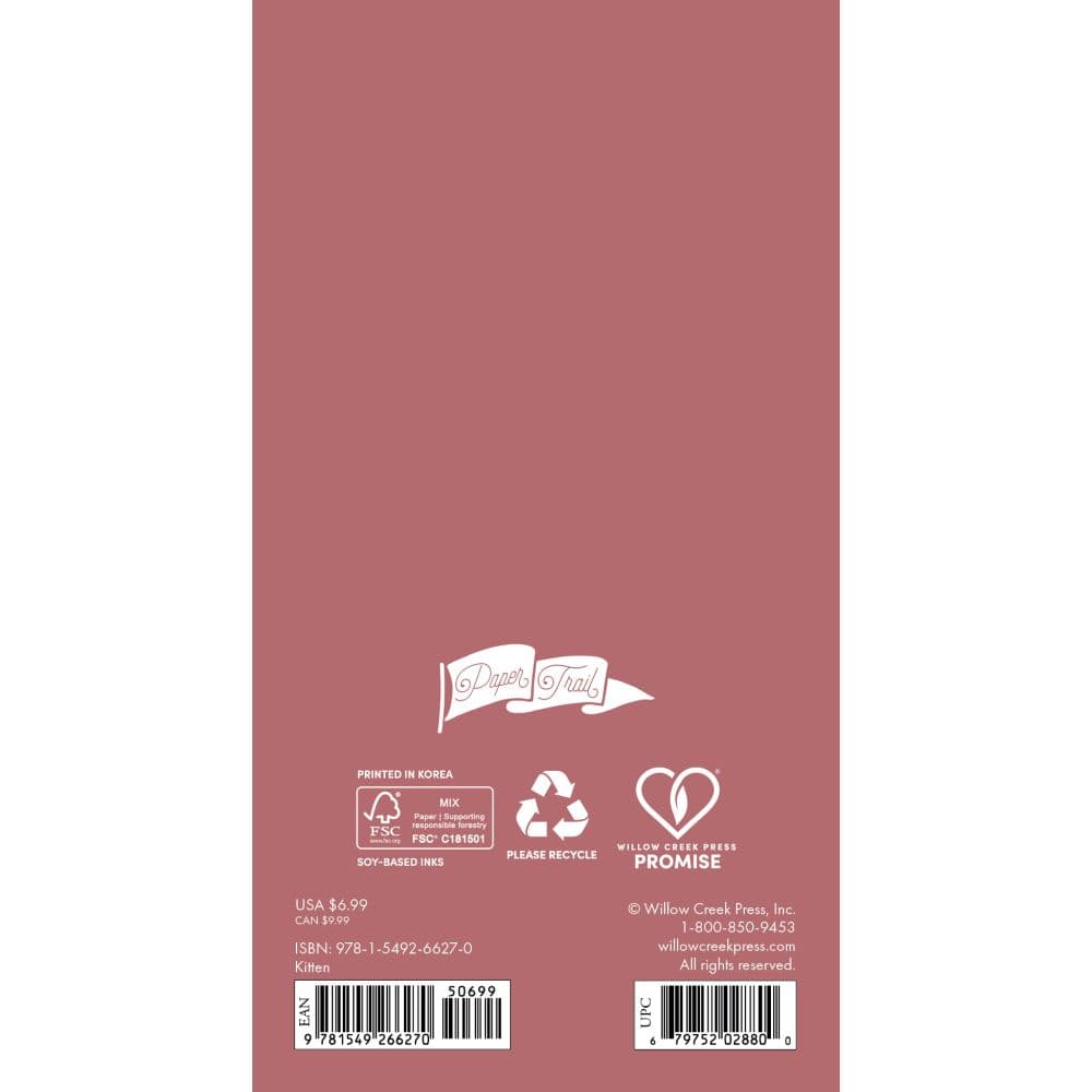 Cute As A Kitten 2027 2-Year Pocket Planner First Alternate 
Image