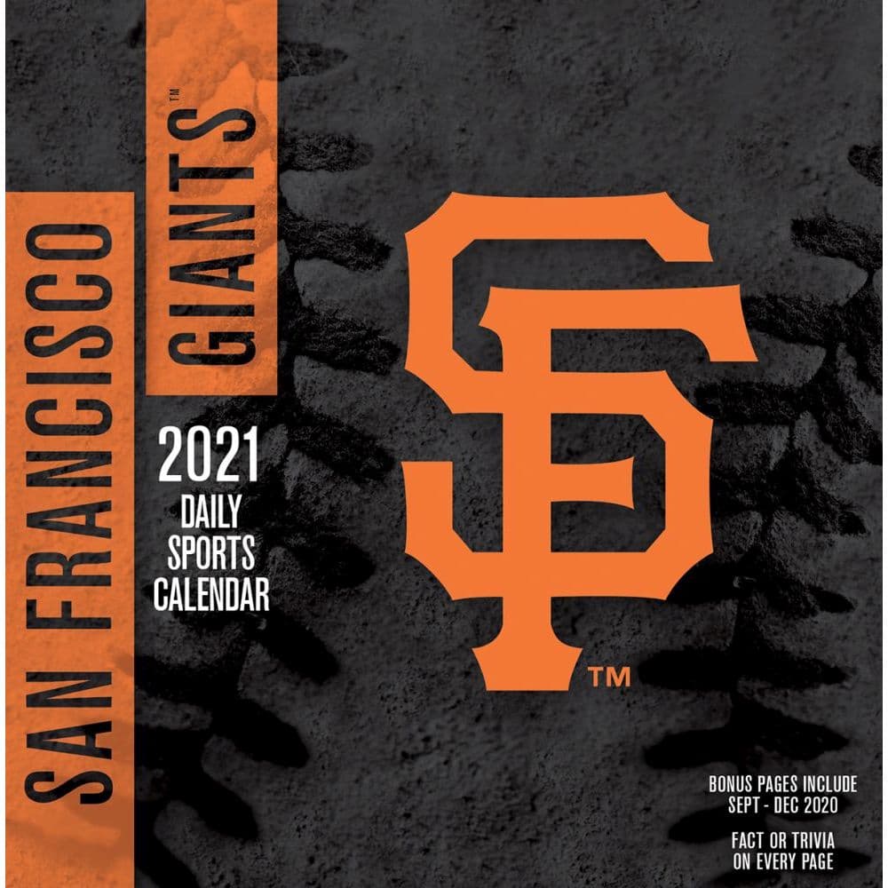 San Francisco Giants Desk Calendar