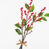 image Holly Branch Christmas Card Second Alternate Image