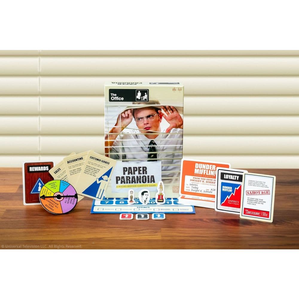 The Office Paper Paranoia Board Game Second Alternate Image