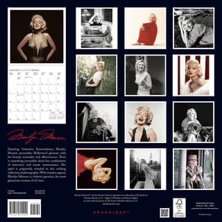 Marilyn Monroe 2024 Wall Calendar - Calendars.com