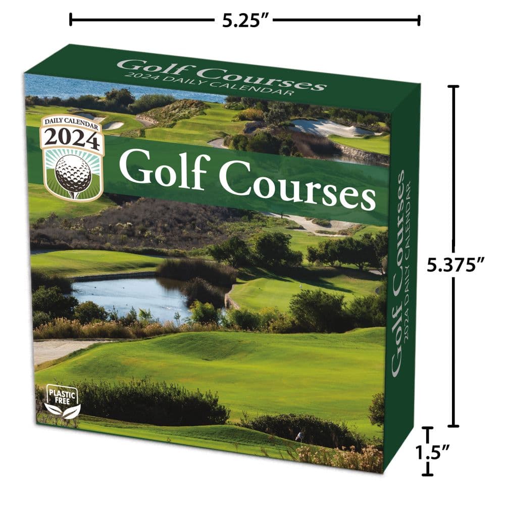 Golf Courses 2024 Desk Calendar Alternate Image 5